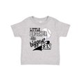 thumbnail image 1 of Inktastic Little Brother and Biggest Fan Baseball Family Fan Boys or Girls Baby T-Shirt, 1 of 5