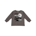 thumbnail image 1 of Inktastic Little Brother and Biggest Fan Baseball Family Fan Boys or Girls Long Sleeve Toddler T-Shirt, 1 of 5