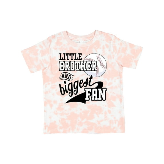 Inktastic Little Brother and Biggest Fan Baseball Family Fan Boys or Girls Toddler T-Shirt