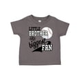 thumbnail image 1 of Inktastic Little Brother and Biggest Fan Baseball Family Fan Boys or Girls Toddler T-Shirt, 1 of 5