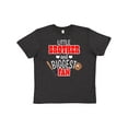 thumbnail image 1 of Inktastic Little Brother and Biggest Fan- Baseball Glove and Bat Youth T-Shirt, 1 of 5