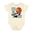 thumbnail image 1 of Inktastic Little Brother and Biggest Fan Basketball Player Boys Baby Bodysuit, 1 of 5