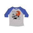 thumbnail image 1 of Inktastic Little Brother and Biggest Fan Basketball Player Boys Toddler T-Shirt, 1 of 5