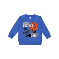 thumbnail image 1 of Inktastic Little Brother and Biggest Fan Basketball Player Toddler Sweatshirt, 1 of 4