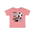 thumbnail image 1 of Inktastic Little Brother and Biggest Fan Soccer Player Boys Baby T-Shirt, 1 of 5