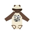 thumbnail image 1 of Inktastic Little Brother and Biggest Fan Soccer Player Boys Long Sleeve Baby Bodysuit, 1 of 5