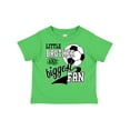 thumbnail image 1 of Inktastic Little Brother and Biggest Fan Soccer Player Boys Toddler T-Shirt, 1 of 5