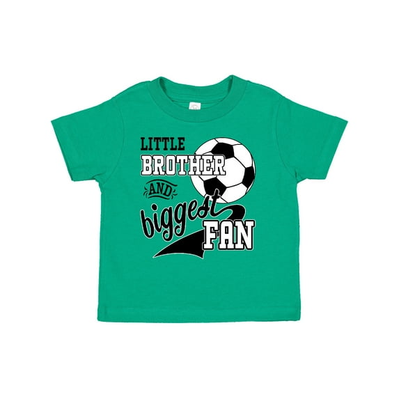 Inktastic Little Brother and Biggest Fan Soccer Player Boys Toddler T-Shirt