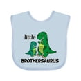 thumbnail image 1 of Inktastic Little Brothersaurus Boys Baby Bib, 1 of 4