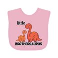 thumbnail image 1 of Inktastic Little Brothersaurus Boys Baby Bib, 1 of 4