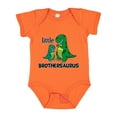 thumbnail image 1 of Inktastic Little Brothersaurus Boys Baby Bodysuit, 1 of 5