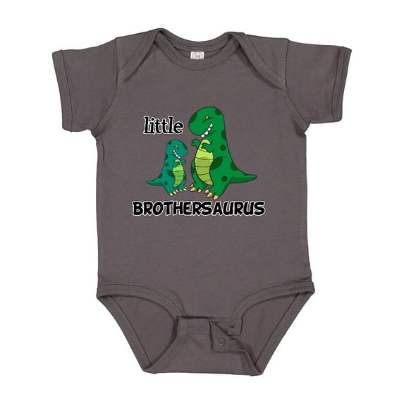 Inktastic Little Brothersaurus Boys Baby Bodysuit