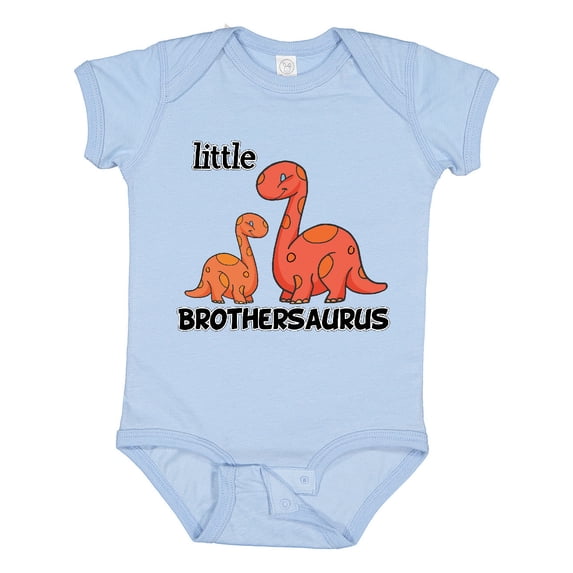 Inktastic Little Brothersaurus Boys Baby Bodysuit