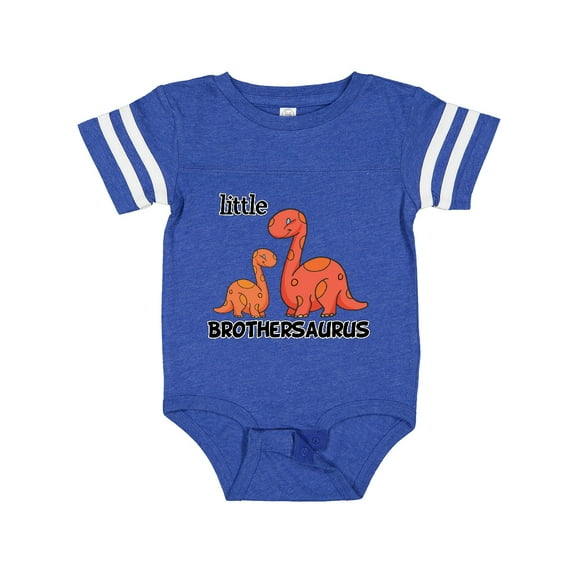 Inktastic Little Brothersaurus Boys Baby Bodysuit