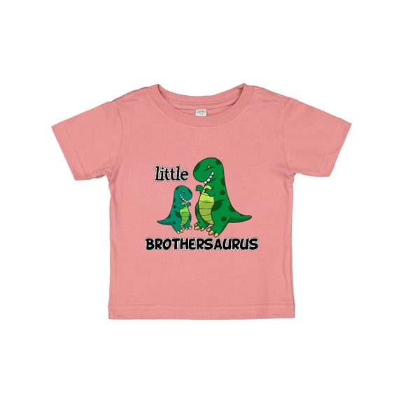 Inktastic Little Brothersaurus Boys Baby T-Shirt