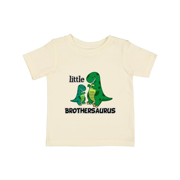 Inktastic Little Brothersaurus Boys Baby T-Shirt