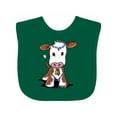 thumbnail image 1 of Inktastic Little Brown Cow Boys or Girls Baby Bib, 1 of 4