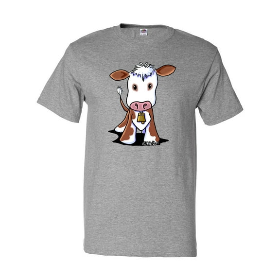 Inktastic Little Brown Cow T-Shirt