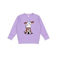 thumbnail image 1 of Inktastic Little Brown Cow Toddler Sweatshirt, 1 of 4
