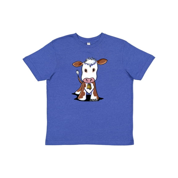 Inktastic Little Brown Cow Youth T-Shirt