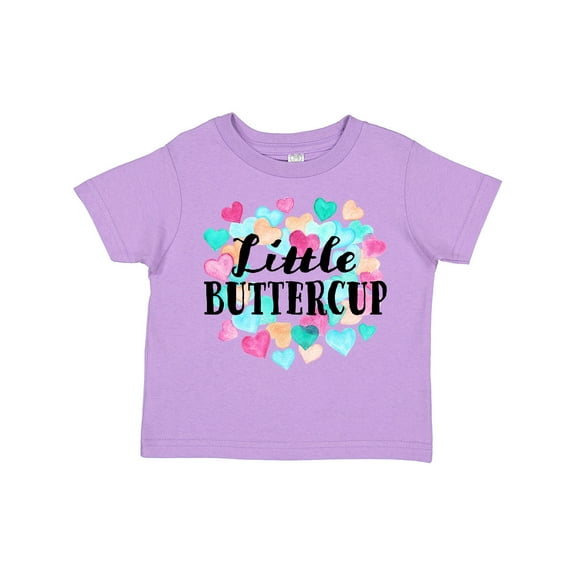 Inktastic Little Buttercup Hearts Boys or Girls Toddler T-Shirt