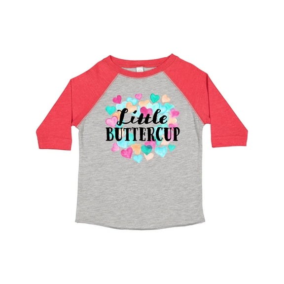 Inktastic Little Buttercup Hearts Boys or Girls Toddler T-Shirt