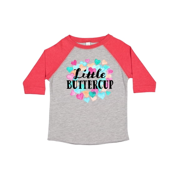 Inktastic Little Buttercup Hearts Boys or Girls Toddler T-Shirt