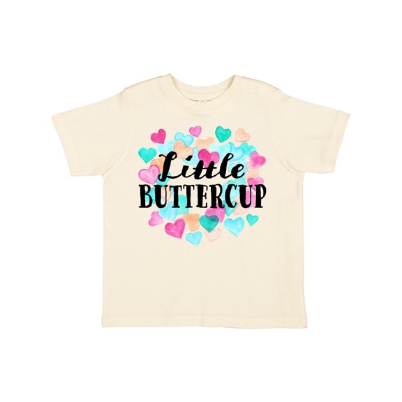 Inktastic Little Buttercup Hearts Boys or Girls Toddler T-Shirt
