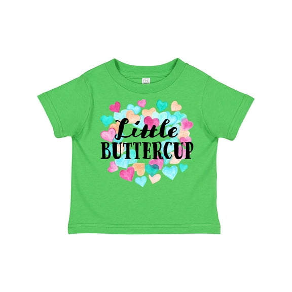Inktastic Little Buttercup Hearts Boys or Girls Toddler T-Shirt