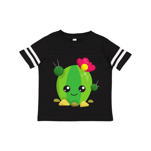 Inktastic Little Cactus, Cactus With Flowers, Smiling Cactus Girls Toddler T-Shirt