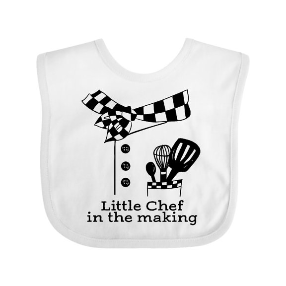 Inktastic Little Chef in the Making Boys or Girls Baby Bib