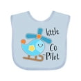 thumbnail image 1 of Inktastic Little Co-Pilot- Cute Helicopter Boys or Girls Baby Bib, 1 of 4