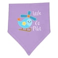 thumbnail image 1 of Inktastic Little Co-pilot Cute Helicopter Baby Bandana Bib, 1 of 4