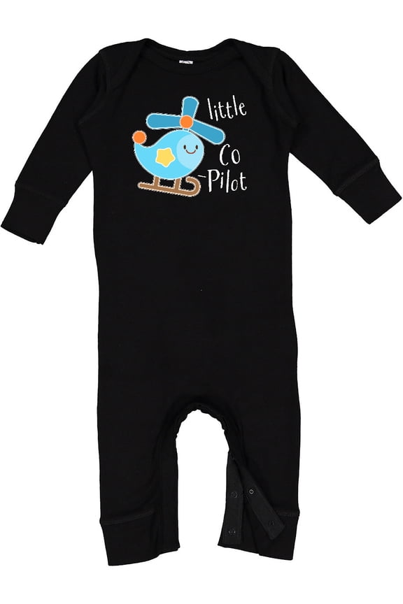 Little Co-pilot Cute Helicopter Baby Romper Coveralls