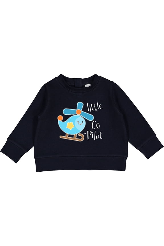 Little Co-pilot Cute Helicopter Baby Sweatshirt