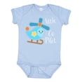 thumbnail image 1 of Inktastic Little Co-pilot Cute Helicopter Boys or Girls Baby Bodysuit, 1 of 5