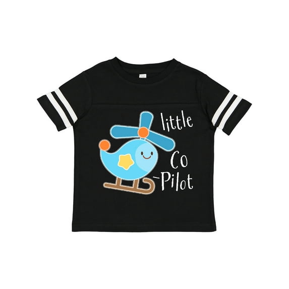 Inktastic Little Co-pilot- Cute Helicopter Boys or Girls Toddler T-Shirt