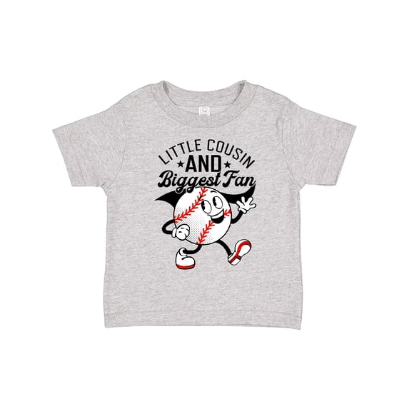Inktastic Little Cousin and Biggest Fan Boys or Girls Toddler T-Shirt