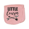 thumbnail image 1 of Inktastic Little Cousin with Arrows Baby Burp Cloth, 1 of 3