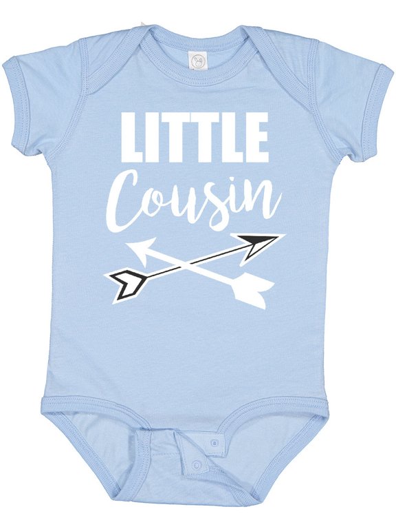 Little Cousin with Arrows Boys or Girls Baby Bodysuit