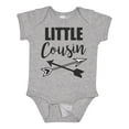 thumbnail image 1 of Inktastic Little Cousin with Arrows Boys or Girls Baby Bodysuit, 1 of 5