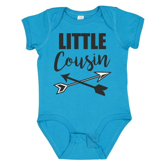 Inktastic Little Cousin with Arrows Boys or Girls Baby Bodysuit