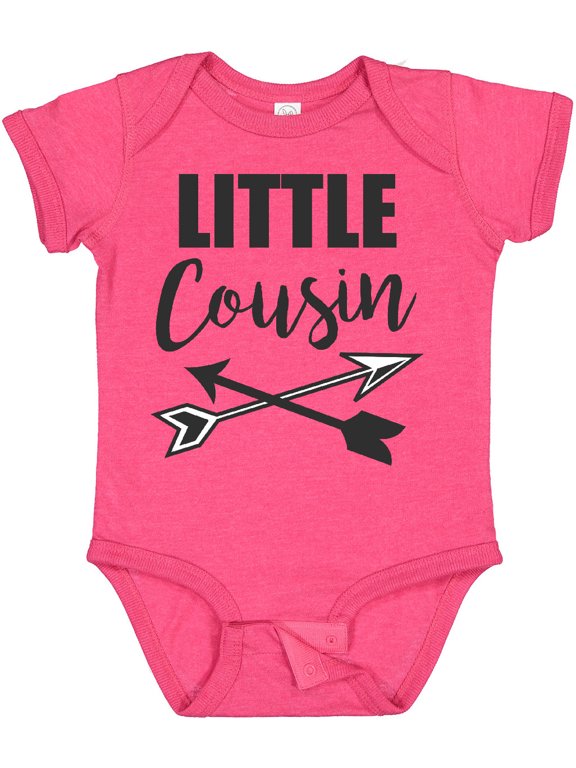 Little Cousin with Arrows Boys or Girls Baby Bodysuit