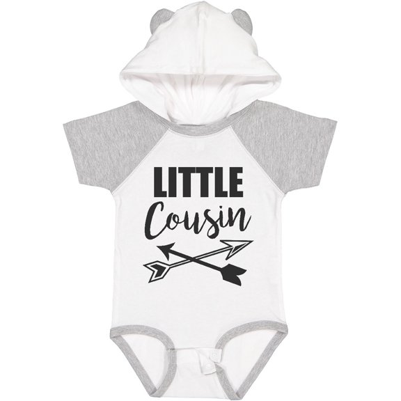 Inktastic Little Cousin with Arrows Boys or Girls Baby Bodysuit