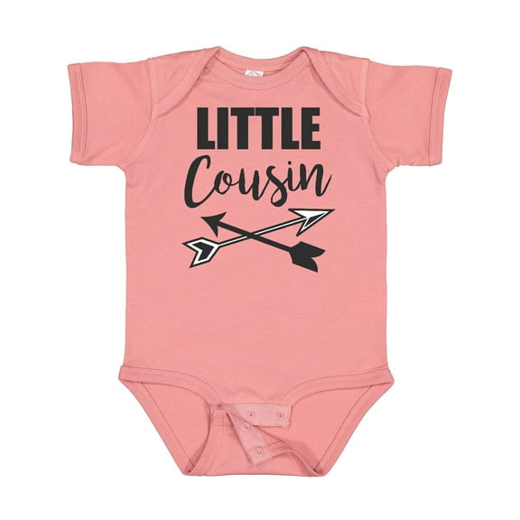 Inktastic Little Cousin with Arrows Boys or Girls Baby Bodysuit