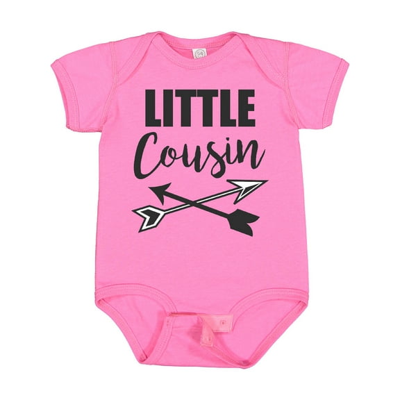 Inktastic Little Cousin with Arrows Boys or Girls Baby Bodysuit