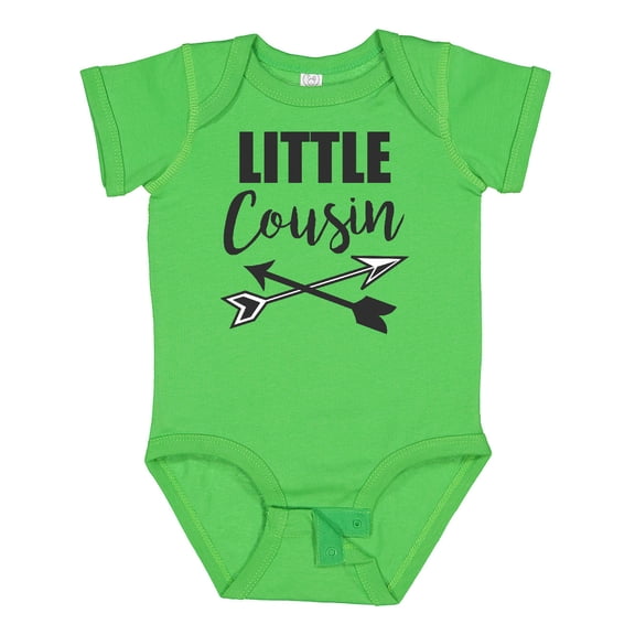 Inktastic Little Cousin with Arrows Boys or Girls Baby Bodysuit