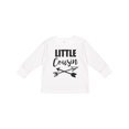 thumbnail image 1 of Inktastic Little Cousin with Arrows Boys or Girls Long Sleeve Toddler T-Shirt, 1 of 5