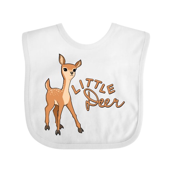 Inktastic Little Deer Boys or Girls Baby Bib