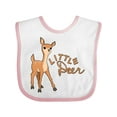 thumbnail image 1 of Inktastic Little Deer Boys or Girls Baby Bib, 1 of 4